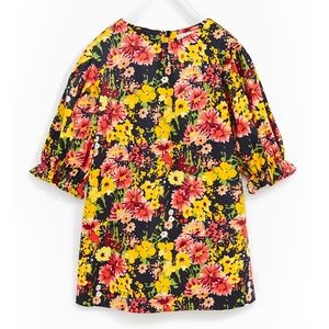 Zara Girls Soft Collection Floral Dress